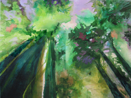 Open Canopy painting by Andrea Soler